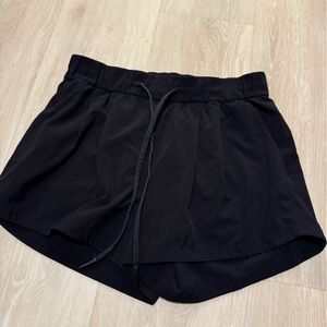 lululemon athletica Black On the Fly Athletic Shorts